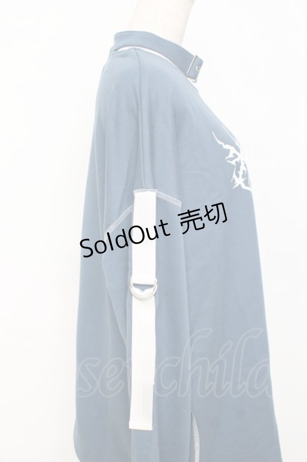 画像3: axes femme POETIQUE / チョーカー風ビックプル  ブルー Y-25-10-25-066-AX-TO-SZ-ZY (3)