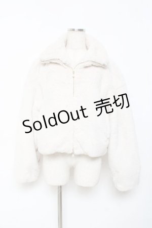 画像: axes femme / ファージャケット  生成り Y-25-10-25-072-AX-CO-SZ-ZY