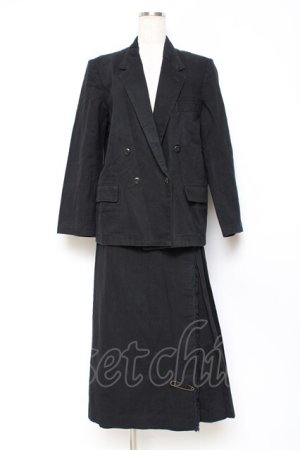 画像: PINK HOUSE / デニムセットアップ  黒 Y-25-10-25-076-LO-OP-SZ-ZY