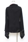 画像2: gouk / 着物袖ZIPパーカー  黒 Y-25-10-25-089-GO-TO-SZ-ZY (2)