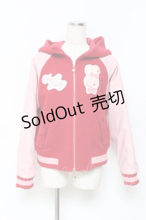 画像: Angelic Pretty / リリカルバニーブルゾン  レッド Y-25-10-25-094-AP-JA-SZ-ZY