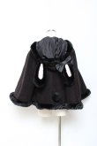 画像2: Angelic Pretty / 夢みるBunnyケープ  黒 Y-25-10-25-095-AP-CO-SZ-ZY (2)