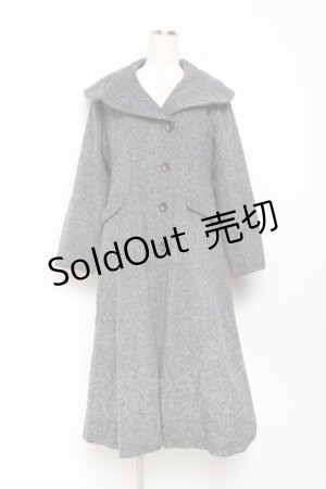 画像: an another angelus / サイドビッグカラーツイードコート F グレー Y-25-10-25-099-CA-CO-SZ-ZI