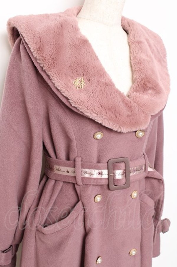 画像3: Amavel / Classical Ladyロングコート F ピンク Y-25-10-25-105-CA-CO-SZ-ZY (3)