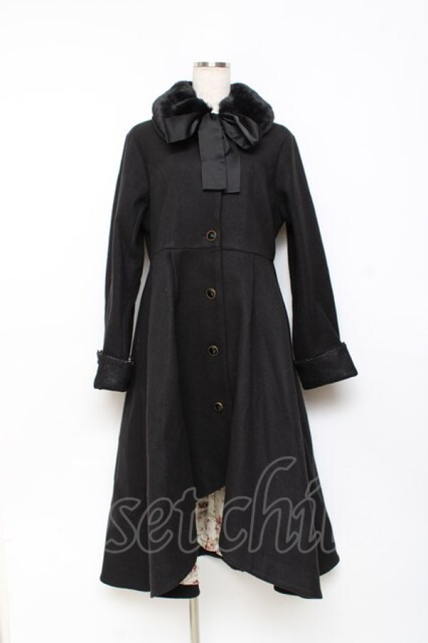 画像1: axes femme / Red label フィッシュテールコート L 黒 Y-25-10-25-106-AX-CO-SZ-ZY (1)