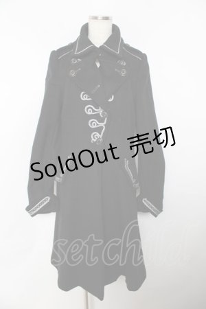 画像: OZZ ANGELO / ナポレオン風ロングコート  黒 Y-25-10-25-109-OO-CO-SZ-ZY