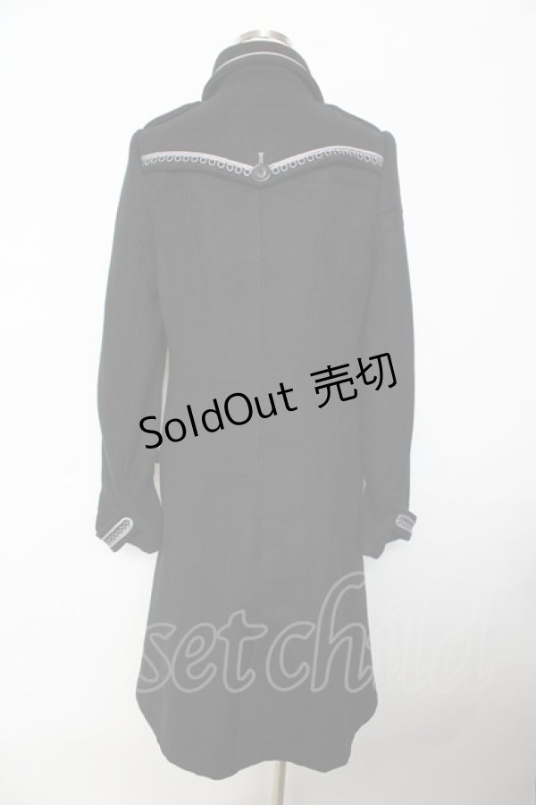 画像2: OZZ ANGELO / ナポレオン風ロングコート  黒 Y-25-10-25-109-OO-CO-SZ-ZY (2)