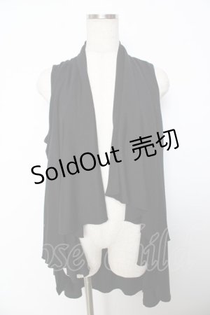 画像: BPN FOR MEN / イレギュラージレベスト M 黒 Y-25-10-25-110-GO-TO-SZ-ZY