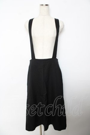 画像: PINK HOUSE / 吊りスカート F 黒 Y-25-10-25-115-LO-SK-SZ-ZY