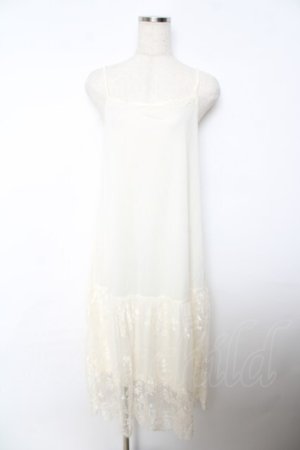 画像: axes femme / レース使いペチワンピース M 生成り Y-25-10-25-120-AX-OP-SZ-ZY