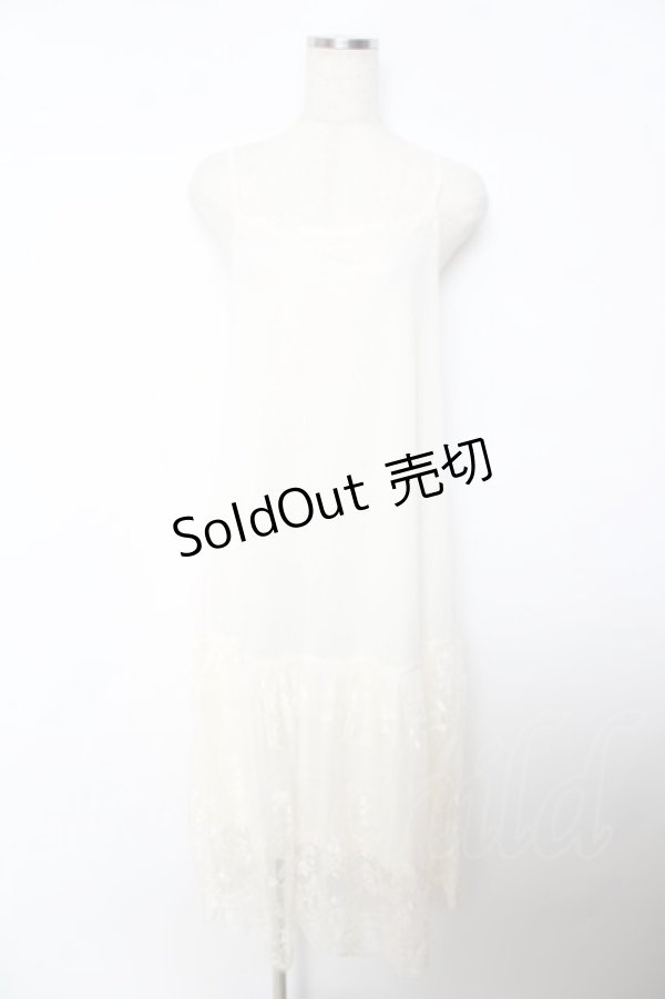 画像1: axes femme / レース使いペチワンピース M 生成り Y-25-10-25-120-AX-OP-SZ-ZI (1)