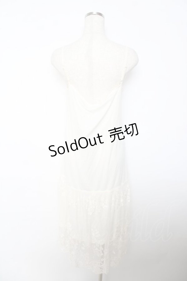 画像2: axes femme / レース使いペチワンピース M 生成り Y-25-10-25-120-AX-OP-SZ-ZI (2)