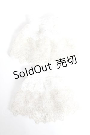 画像: ATELIER PIERROT / Eleanorレースカフス  白 Y-25-10-25-015-EL-ZA-SZ-ZY