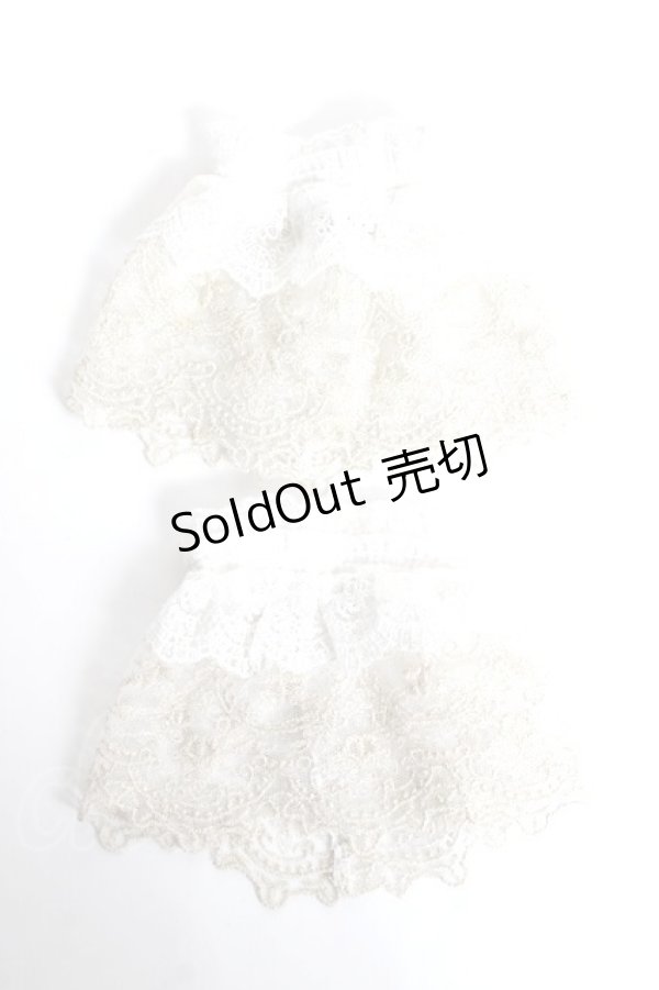 画像1: ATELIER PIERROT / Eleanorレースカフス  白 Y-25-10-25-015-EL-ZA-SZ-ZY (1)