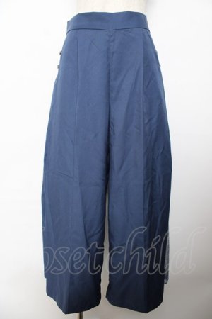 画像: axes femme / パールビットワイドパンツ  ブルー Y-25-10-25-128-AX-PA-SZ-ZY
