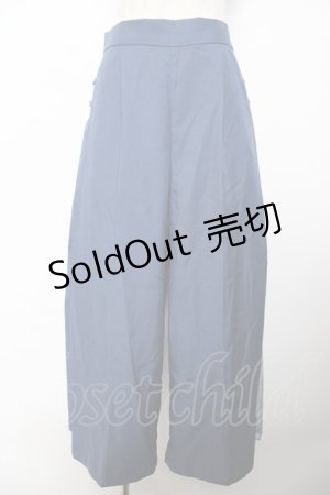 画像: axes femme / パールビットワイドパンツ  ブルー Y-25-10-25-128-AX-PA-SZ-ZI