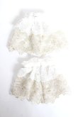 画像2: ATELIER PIERROT / Eleanorレースカフス  白 Y-25-10-25-015-EL-ZA-SZ-ZY (2)