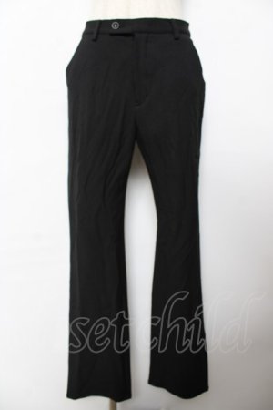 画像: INGEBORG / ストレートパンツ F 黒 Y-25-10-25-131-LO-PA-SZ-ZY