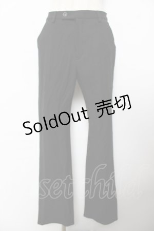 画像: INGEBORG / ストレートパンツ F 黒 Y-25-10-25-131-LO-PA-SZ-ZY