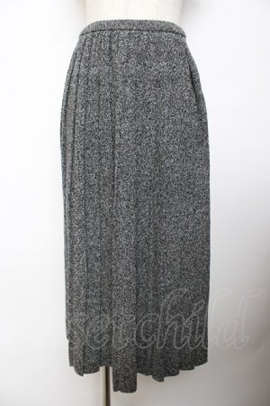 画像: PINK HOUSE / プリーツニットスカート F グレ- Y-25-10-25-132-LO-TO-SZ-ZY