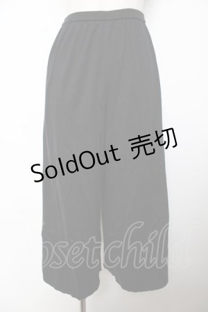 画像: INGEBORG / ニットフレアパンツ F 黒 Y-25-10-25-134-LO-PA-SZ-ZT613