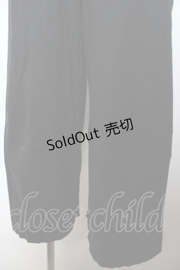 画像3: INGEBORG / ニットフレアパンツ F 黒 Y-25-10-25-134-LO-PA-SZ-ZT613 (3)