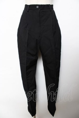 画像: INGEBORG / テーパードパンツ  黒 Y-25-10-25-136-LO-PA-SZ-ZY