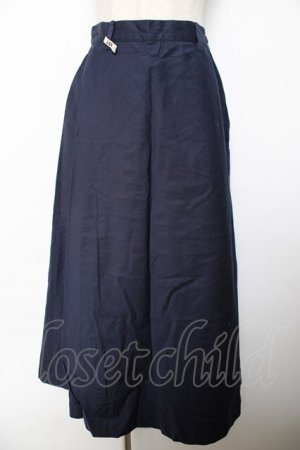 画像: INGEBORG / ロングスカート  紺 Y-25-10-25-137-LO-SK-SZ-ZY