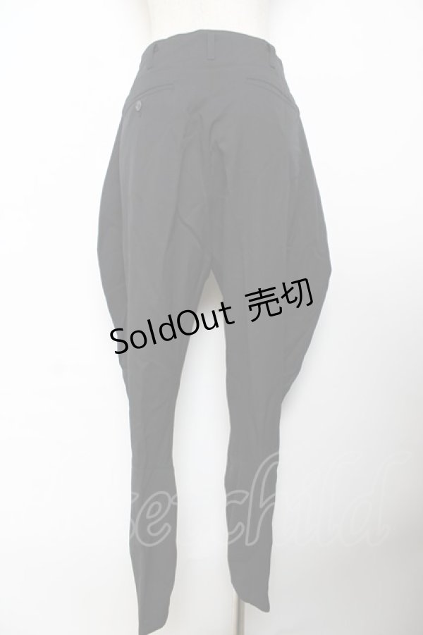 画像2: INGEBORG / ラウンドパンツ  黒 Y-25-10-25-138-LO-PA-SZ-ZY (2)