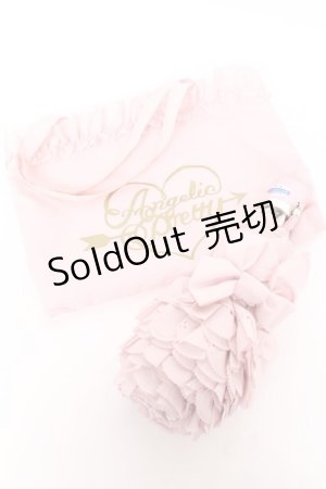 画像: Angelic Pretty / Lovely Heartロゴ折りたたみアンブレラ  ピンク Y-25-10-25-016-AP-ZA-SZ-ZY