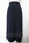 画像2: INGEBORG / 薔薇ボタンパンツ  紺 Y-25-10-25-139-LO-PA-SZ-ZY (2)