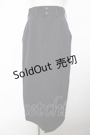 画像: INGEBORG / テーラードスカート  紺 Y-25-10-25-140-LO-SK-SZ-ZY