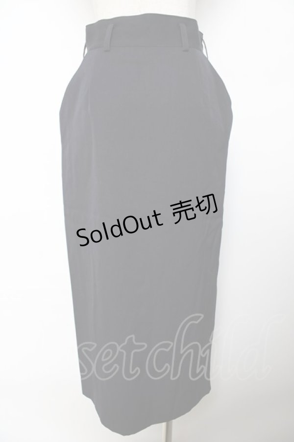 画像2: INGEBORG / テーラードスカート  紺 Y-25-10-25-140-LO-SK-SZ-ZY (2)