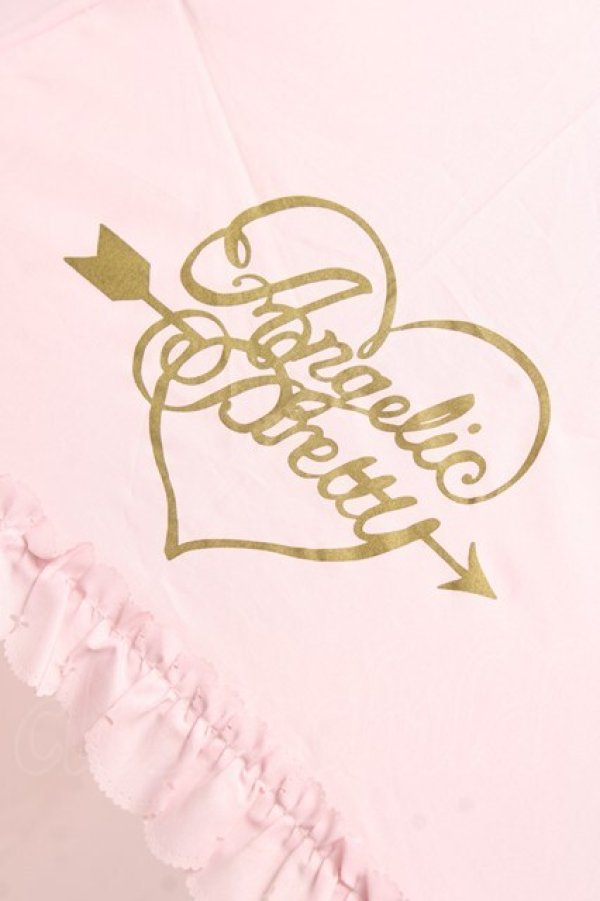 画像2: Angelic Pretty / Lovely Heartロゴ折りたたみアンブレラ  ピンク Y-25-10-25-016-AP-ZA-SZ-ZY (2)