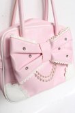 画像5: Angelic Pretty / 宝石リボンボストンバッグ  ピンク Y-25-10-25-026-AP-BG-SZ-ZY (5)