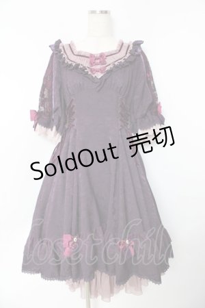 画像: Hoshibako Works / 東方Project ×HoshibakoWorks　八雲紫　パフスリーブワンピース  八雲紫 Y-25-10-26-001-LO-OP-SZ-ZY