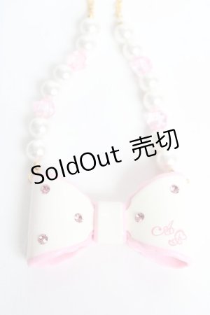 画像: Angelic Pretty / ドリームリボンネックレス  アイボリー Y-25-10-28-001-AP-AC-SZ-ZY