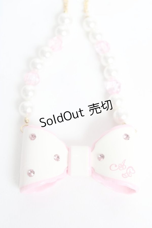 画像1: Angelic Pretty / ドリームリボンネックレス  アイボリー Y-25-10-28-001-AP-AC-SZ-ZY (1)