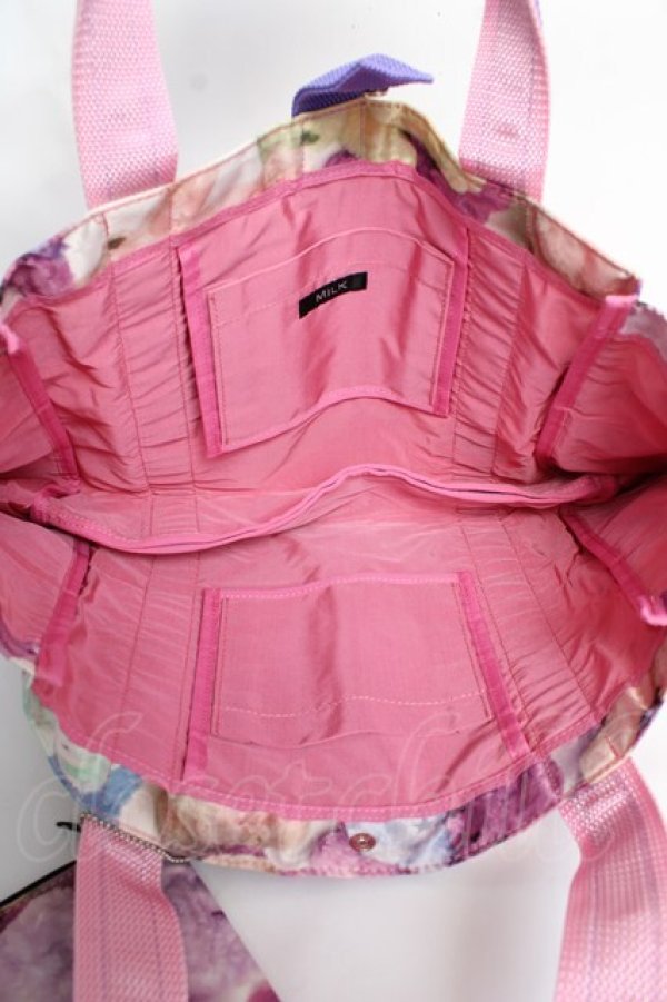 画像3: MILK / Love Bearバッグ  白×パープル Y-25-10-28-046-ML-BG-SZ-ZY (3)