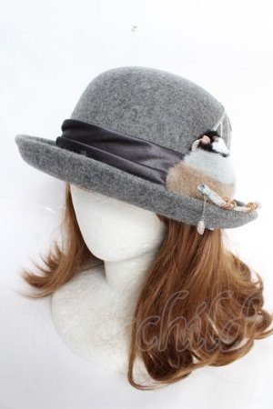 画像: Coco&Ami / LOVEんちょー/冬ハット  並文鳥 Y-25-10-28-050-LO-AC-SZ-ZY