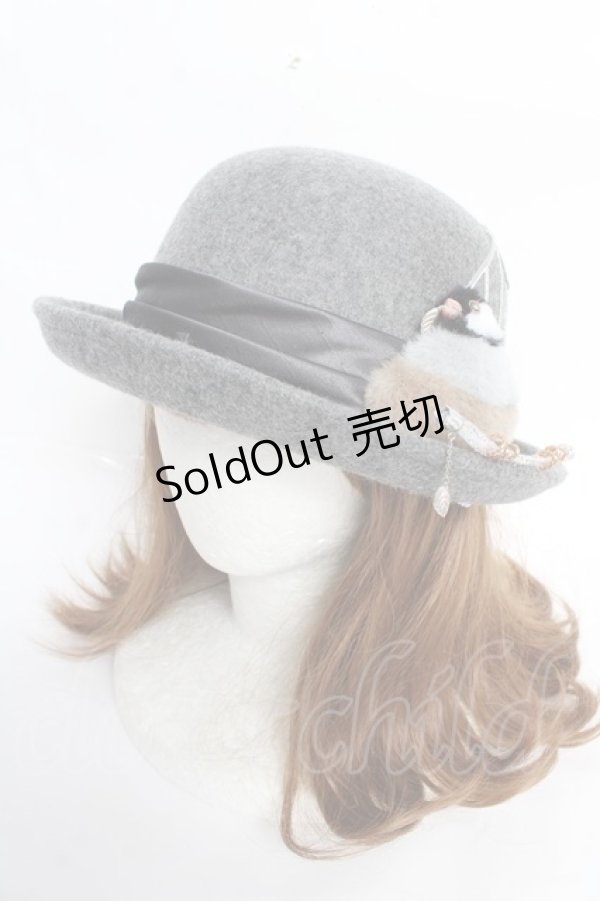 画像1: Coco&Ami / LOVEんちょー/冬ハット  並文鳥 Y-25-10-28-050-LO-AC-SZ-ZY (1)