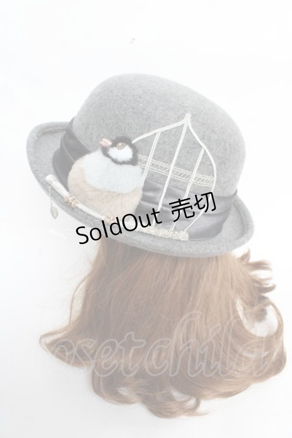 画像2: Coco&Ami / LOVEんちょー/冬ハット  並文鳥 Y-25-10-28-050-LO-AC-SZ-ZY (2)