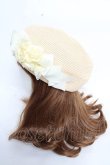 画像2: Innocent World / ブレードドロテアローズベレー帽 57.5cm アイボリー Y-25-10-28-057-IW-AC-SZ-ZY (2)
