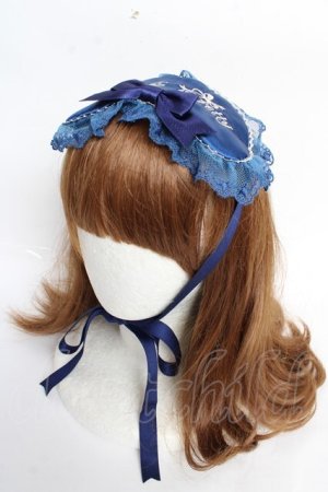 画像: Angelic Pretty / すやすやアイマスクキャノティエ  紺 Y-25-10-28-059-AP-AC-SZ-ZY