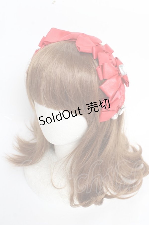 画像1: Angelic Pretty / Prima Ribbonカチューシャ  赤 Y-25-10-28-062-AP-AC-SZ-ZY (1)