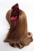 画像2: Angelic Pretty / Velvet Ribbonカチューシャ  ワイン Y-25-10-28-065-AP-AC-SZ-ZY (2)