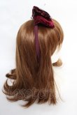 画像3: Angelic Pretty / Velvet Ribbonカチューシャ  ワイン Y-25-10-28-065-AP-AC-SZ-ZY (3)