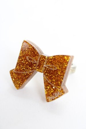 画像: MILK / リボンリング  イエロー Y-25-10-28-007-ML-AC-SZ-ZY