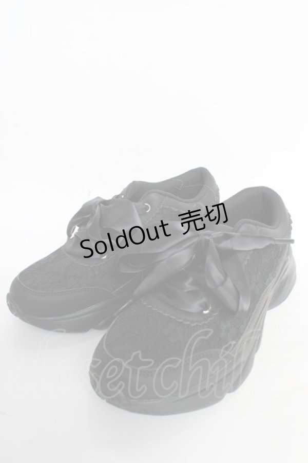 画像1: m petit by misako / レーススニーカー M 中黒 Y-25-10-28-069-LO-SH-SZ-ZY (1)