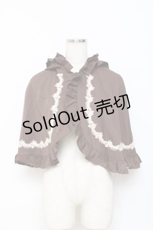 画像: axes femme kawaii / 童話の小公女ケープ Ｍ 茶 Y-25-10-28-084-AX-JA-SZ-ZY